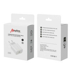 Adaptateur Secteur USB-C 20W (Mayline) | Smarty Paris 18e